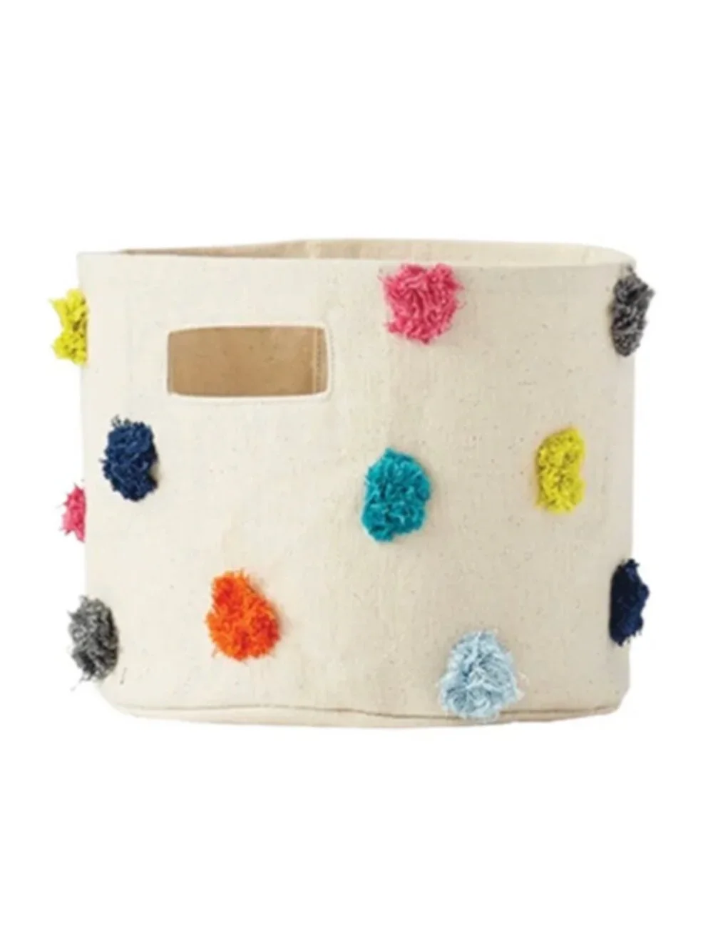Pehr Mini Pom Pom Basket, multi-color